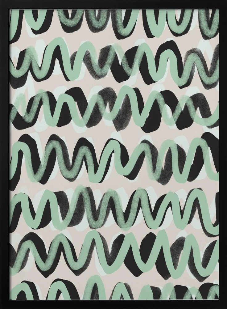 Rythme du mouvement ondulatoire | Affiche