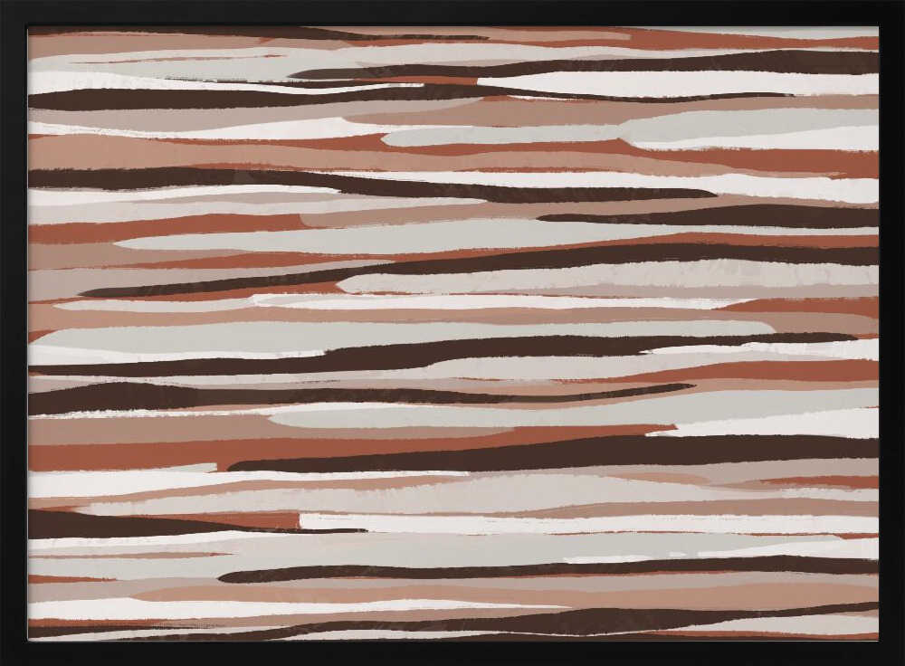 Earth Tones Flow | Poster