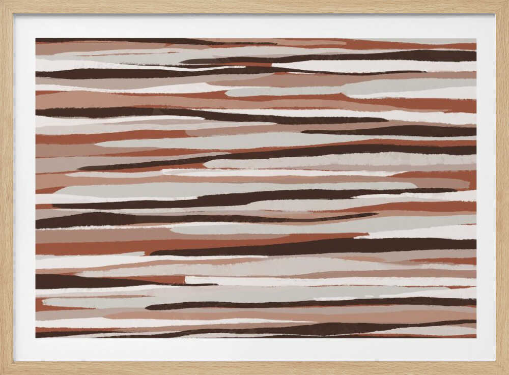 Earth Tones Flow | Poster