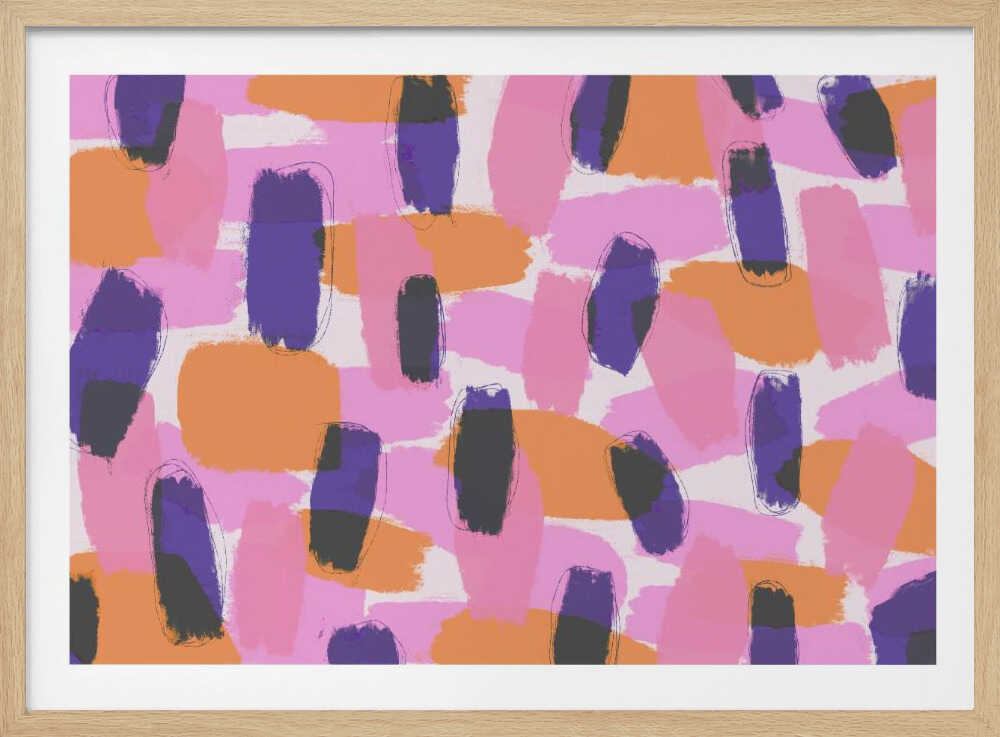 Bold Color Strokes | Poster