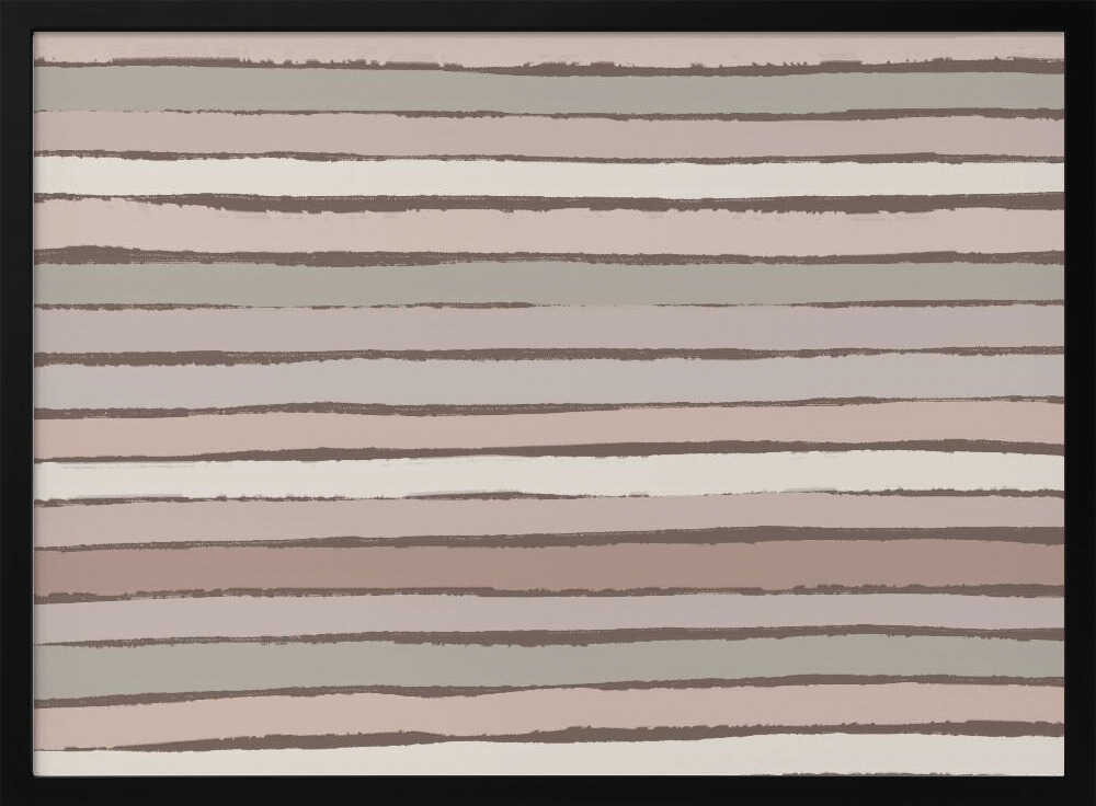 Erdige Streifen | Poster