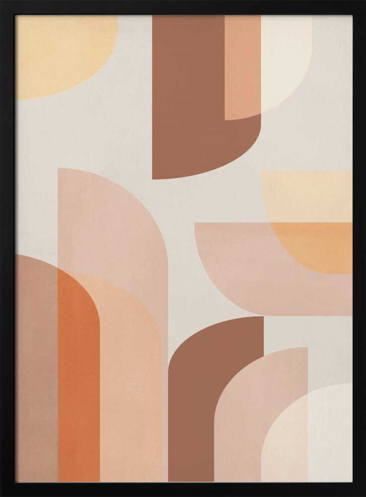 Retro Geometric | Poster