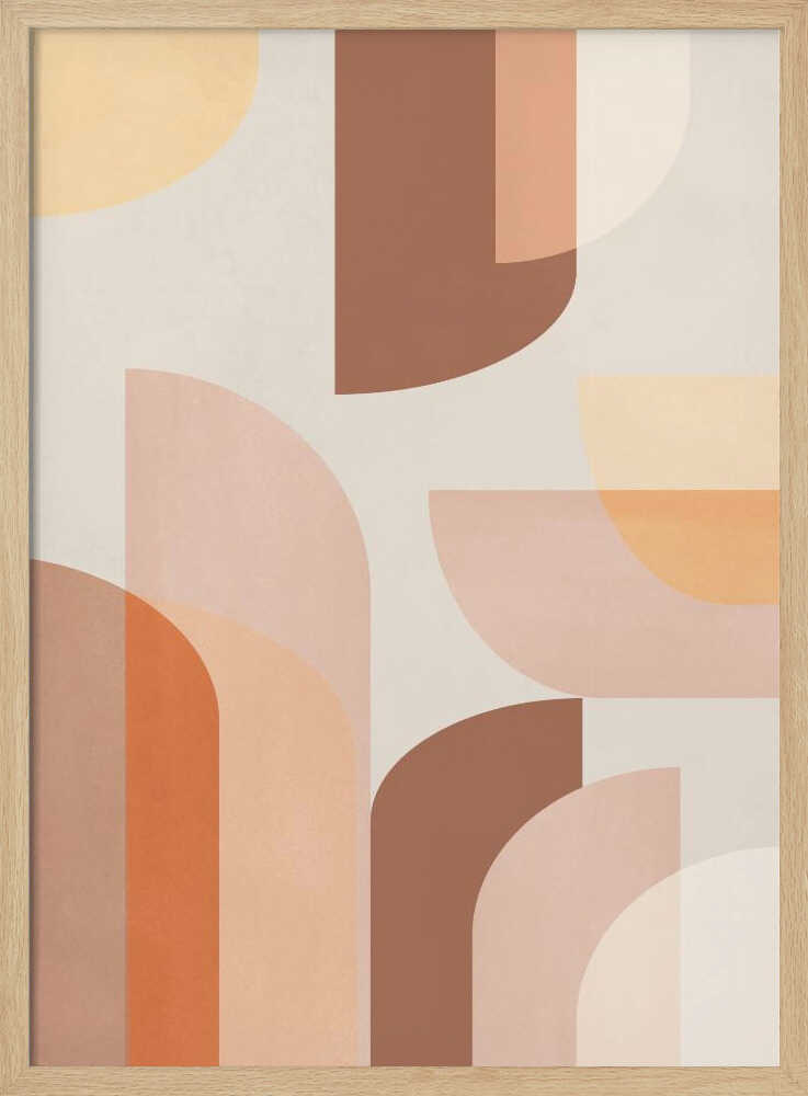 Retro Geometric | Poster