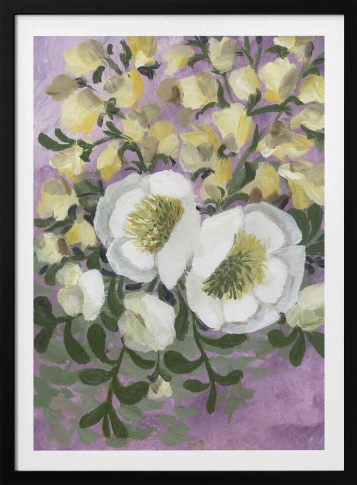 Raelynna painterly florals | Poster