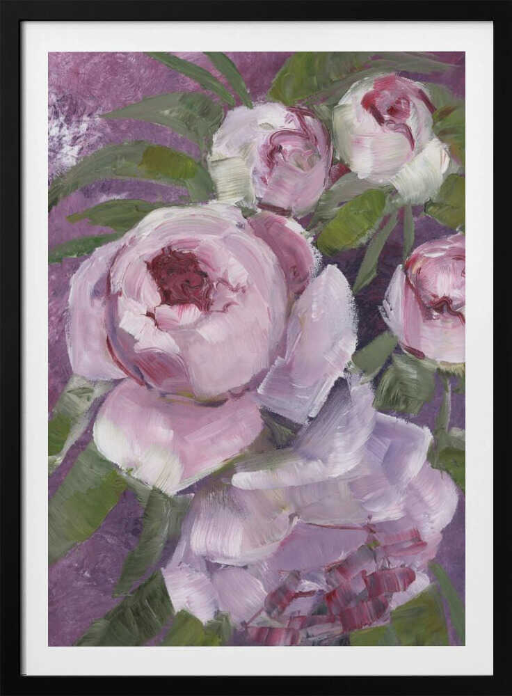 Rylee painterly roses | Poster