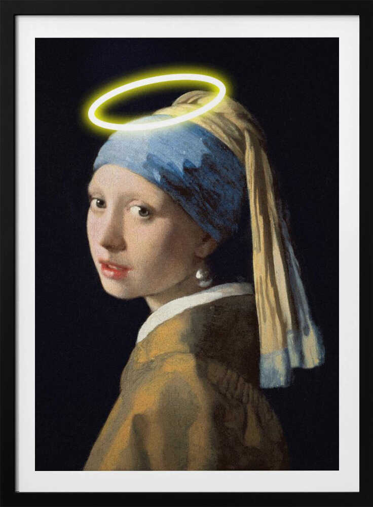 La fille à l'auréole | Affiche