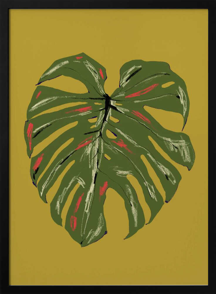 Monstera Blattgrün | Poster