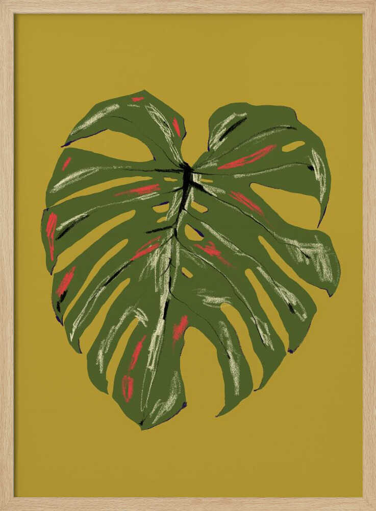 Monstera Blattgrün | Poster