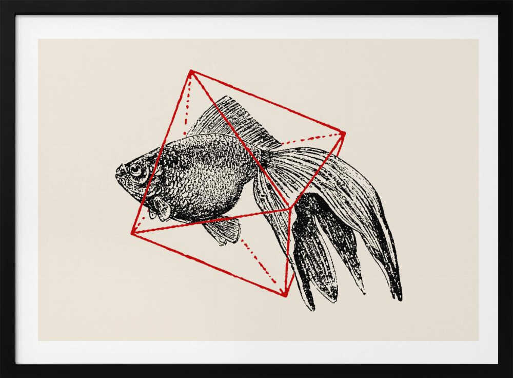 Fish In Geometrics Nº3 | Poster