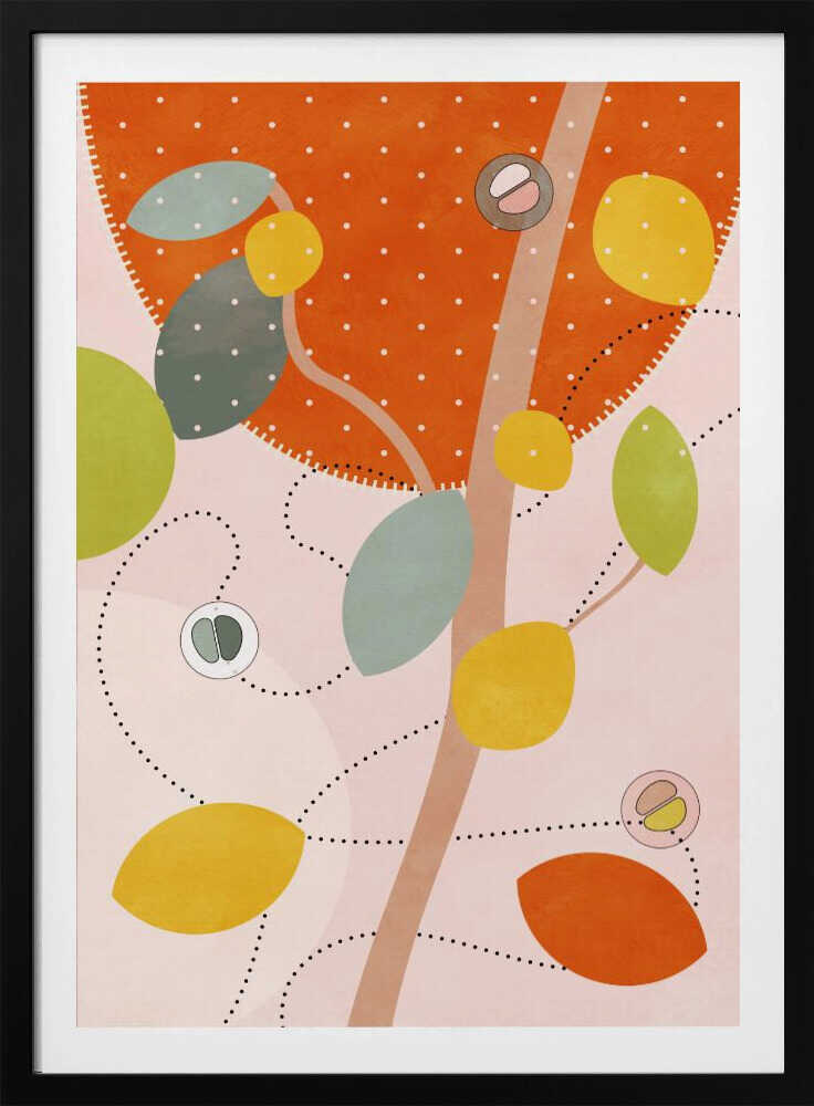 Hilma 5 aux couleurs amicales | Affiche