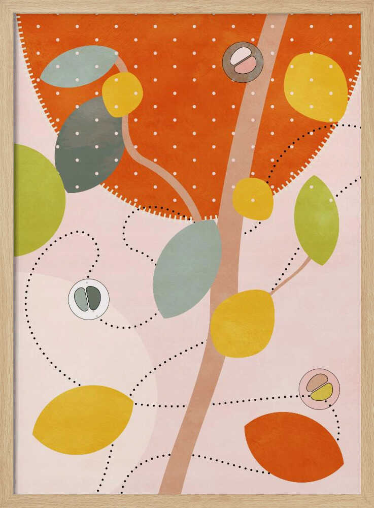 Hilma 5 aux couleurs amicales | Affiche