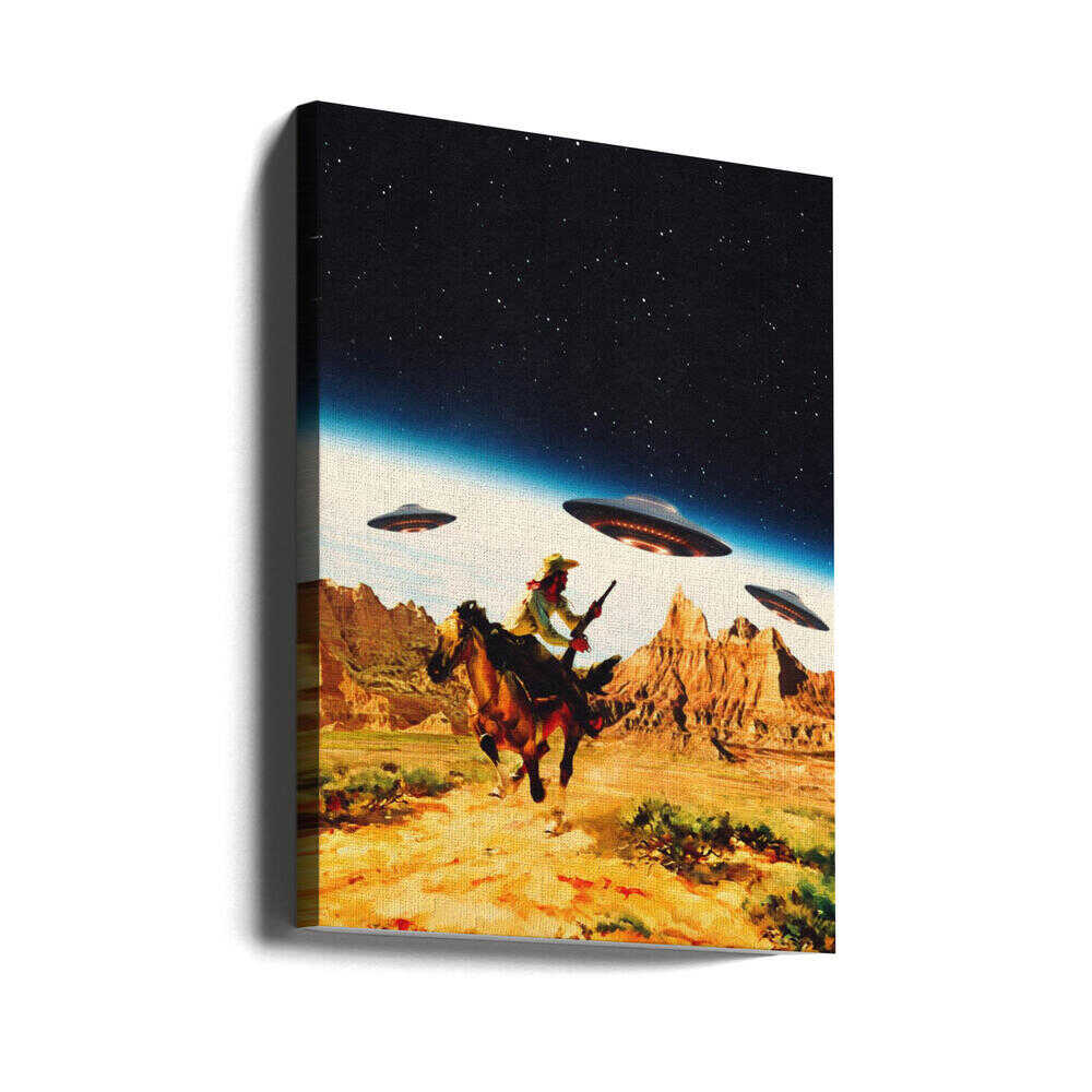 UFO Space Chase | Canvas