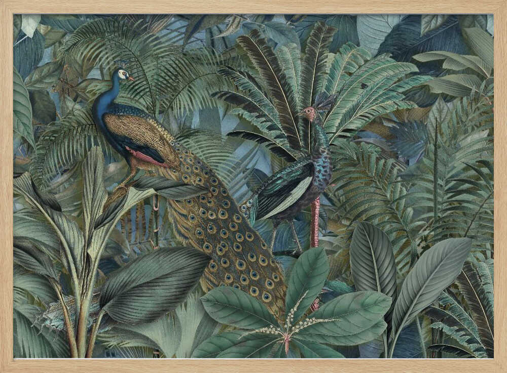 Jungle Birds Garden No2 | Poster