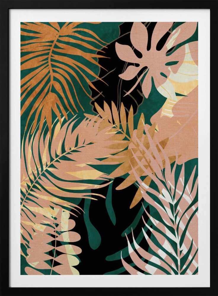 Feuilles estivales | Affiche