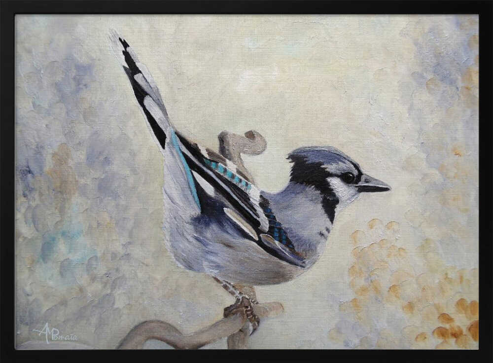 Attitude Derriere Blue Jay | Poster