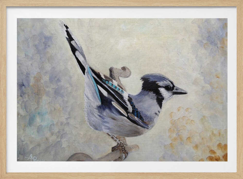 Attitude Derriere Blue Jay | Poster