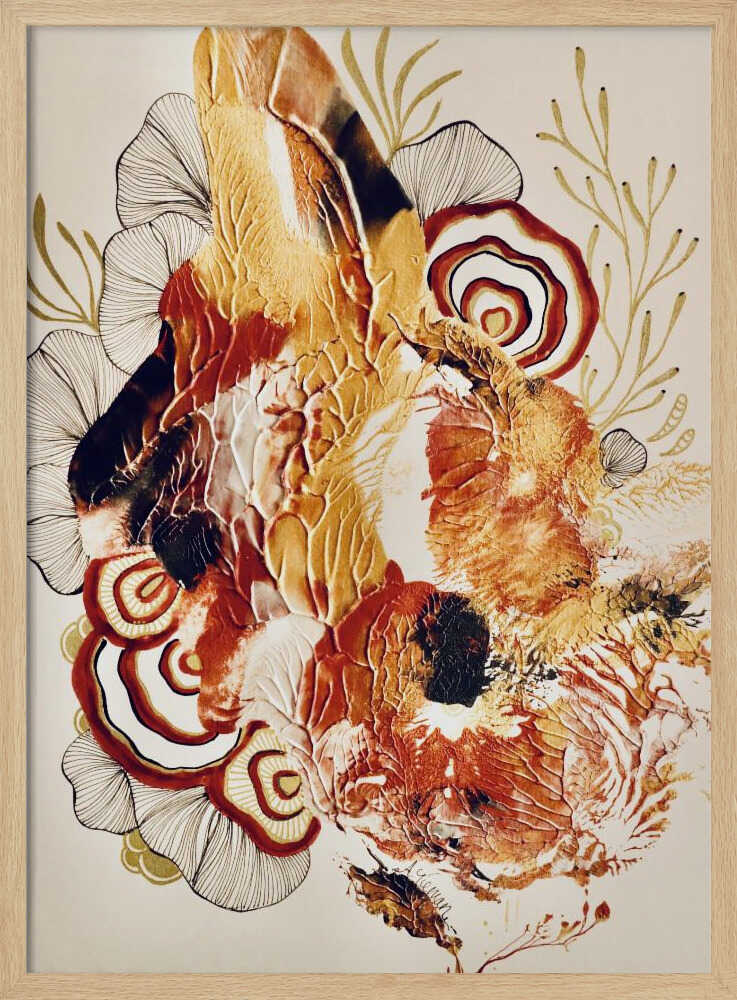 Textured Reef Koi | Poster