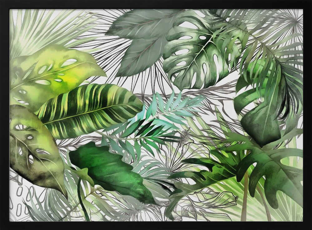 Tropisches Laub 02 | Poster