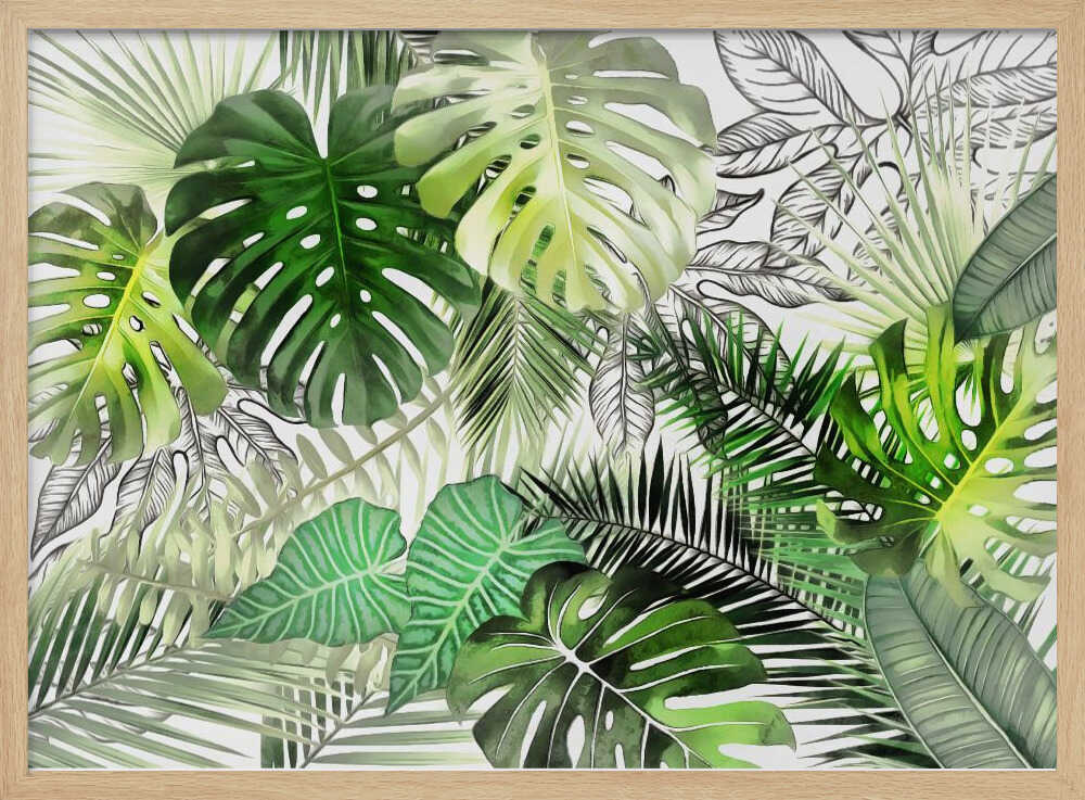 Tropical Foliage 01 | Poster