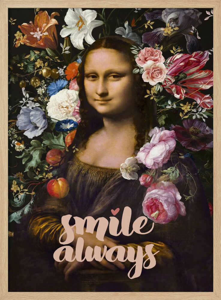 Smile Always, Mona Lisa | Poster