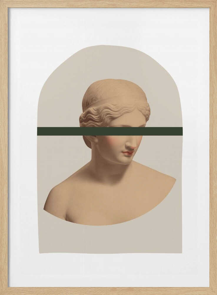 Artemis Moutarde et Vert | Affiche