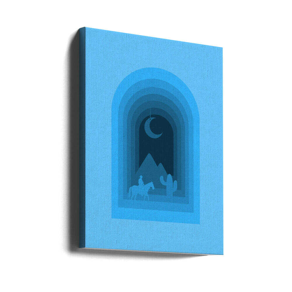 Desert Moon Journey | Canvas
