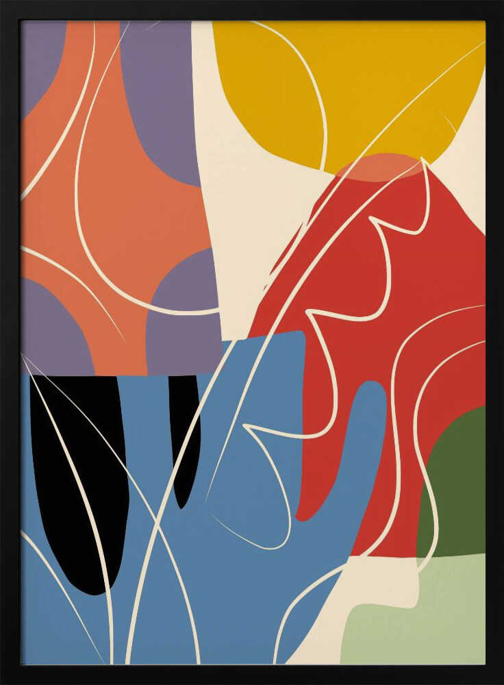 Abstract Color Collage | Poster