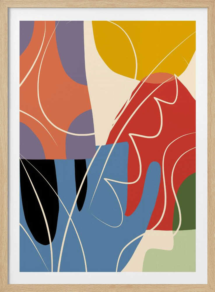 Abstract Color Collage | Poster
