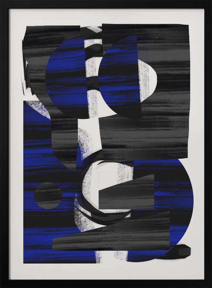 Abstract Stripe Minimal Collage 28 | Poster