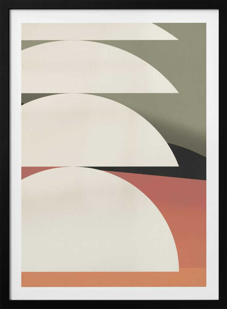 Géométrique large | Affiche