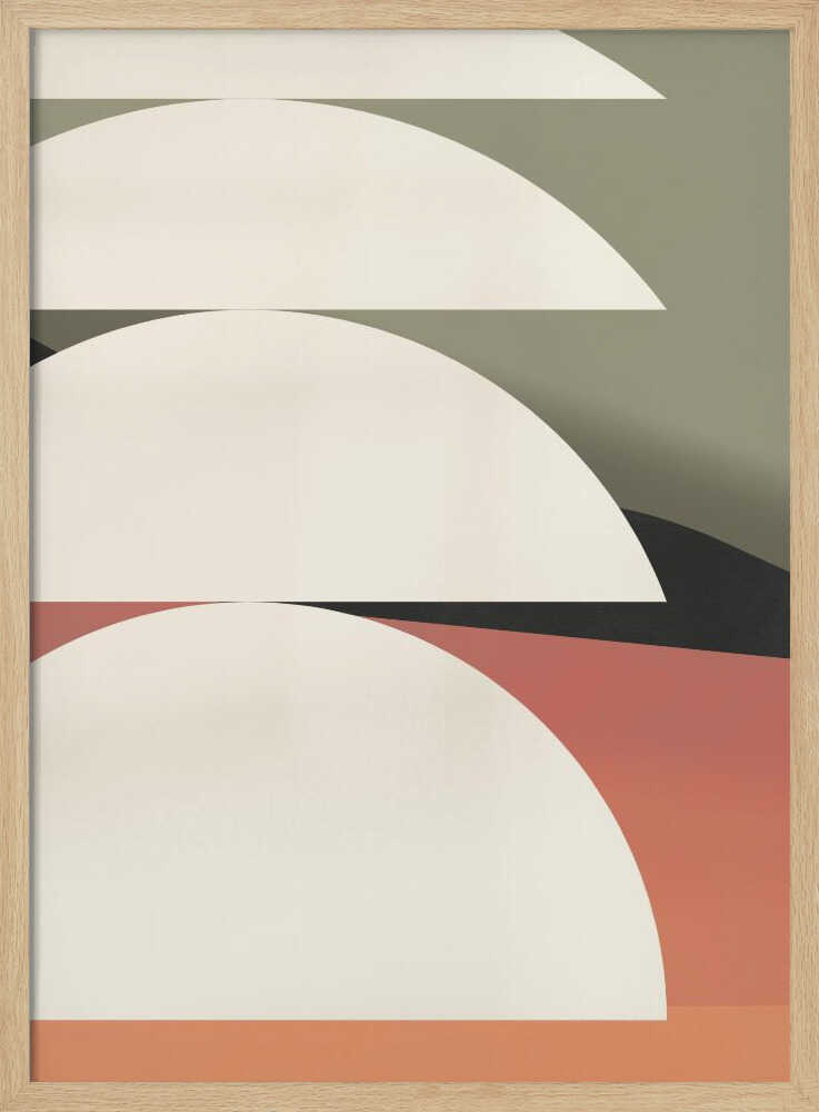 Géométrique large | Affiche