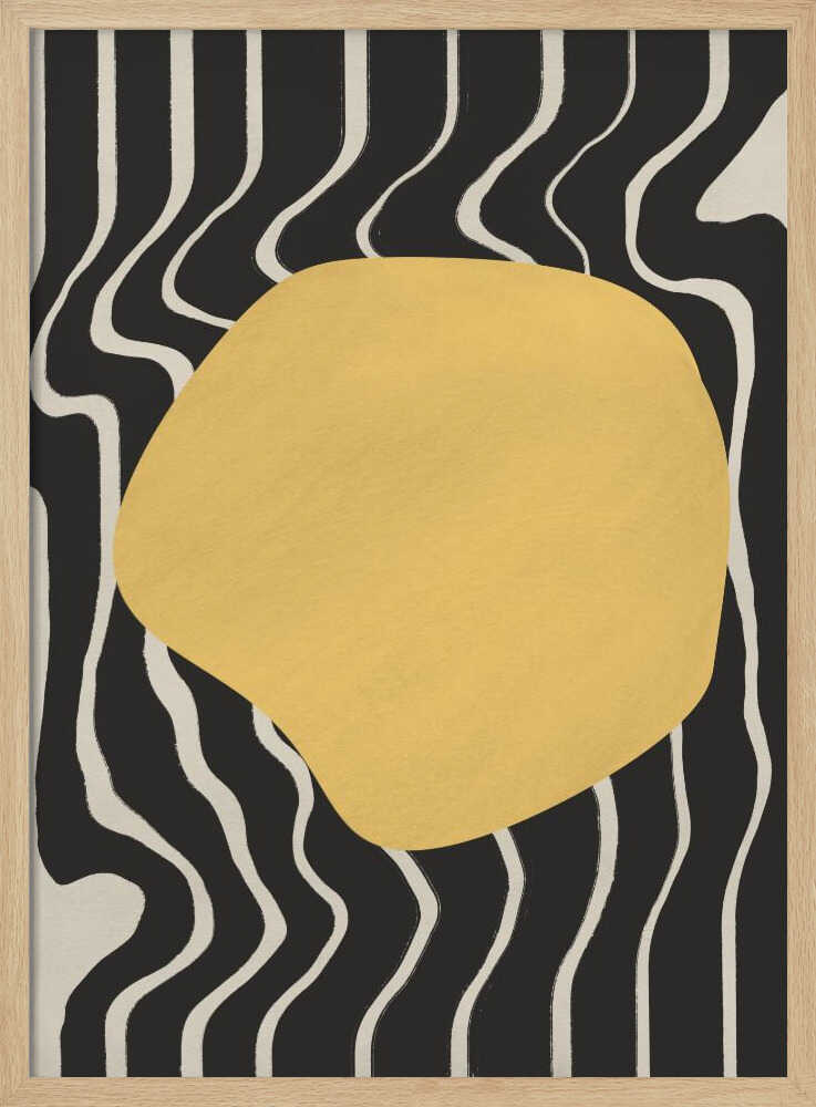 Harmonie de la Vague Dorée | Affiche