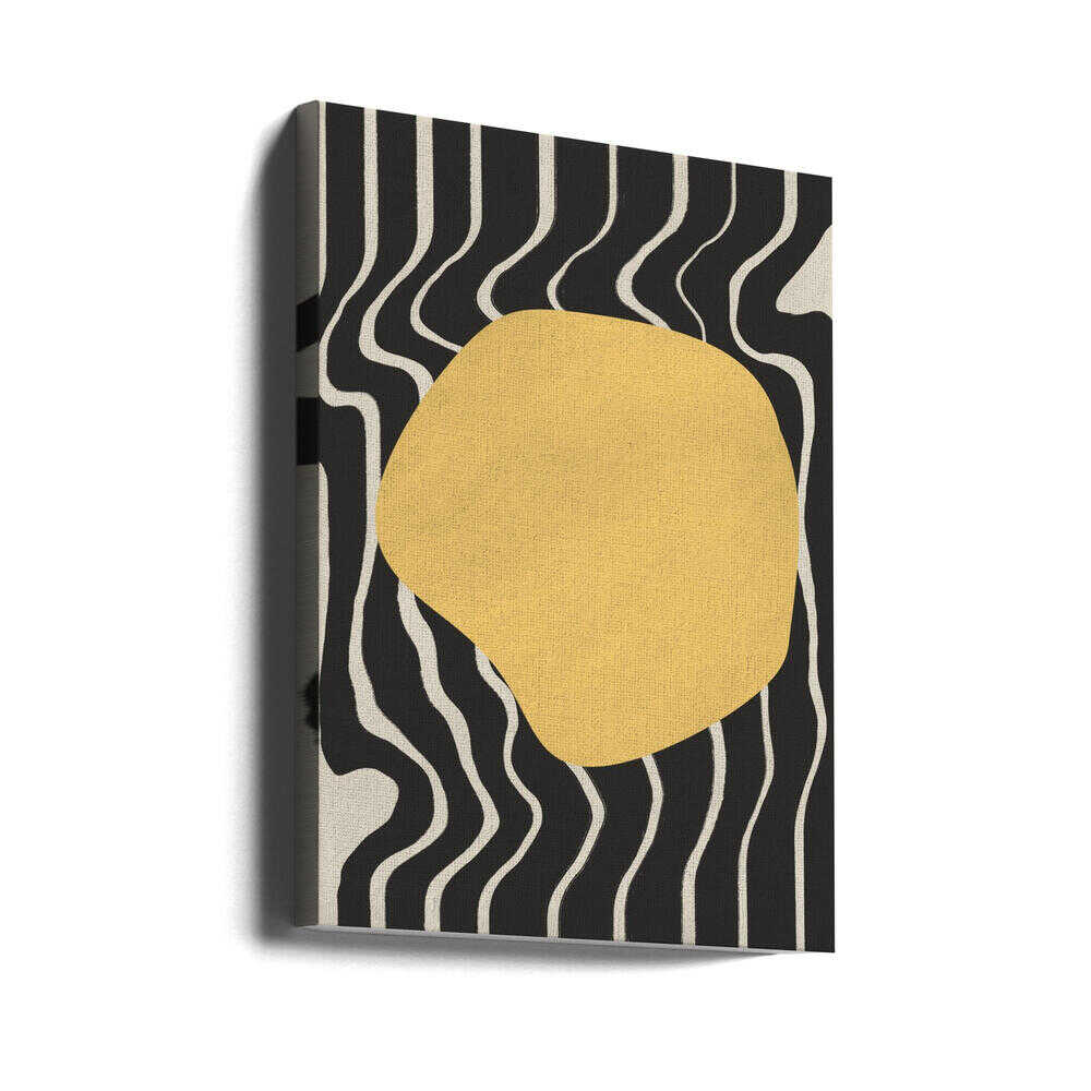 Golden Wave Harmony | Leinwand