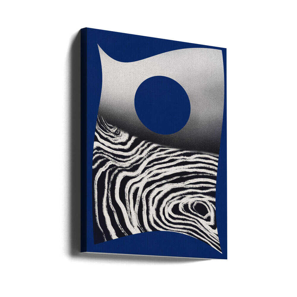 Vague de lune zébrée | Toile