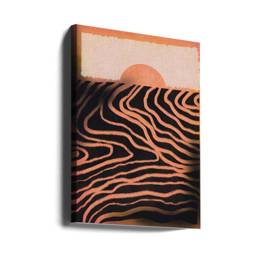 Sonnenuntergang-Ausschnitt | Leinwand