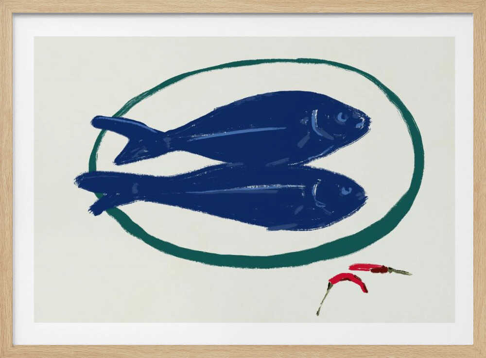 Blue Fish and Spice | Poster