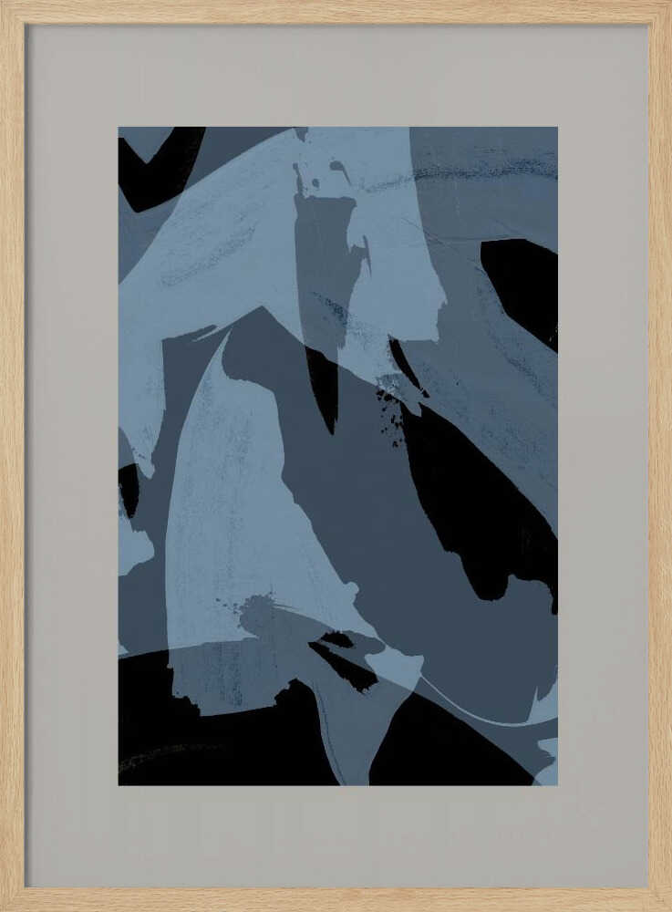 Abstrakte Pinselstriche 60Y | Poster