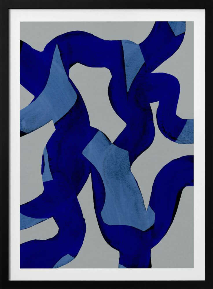 Abstrakte Pinselstriche 65X | Poster