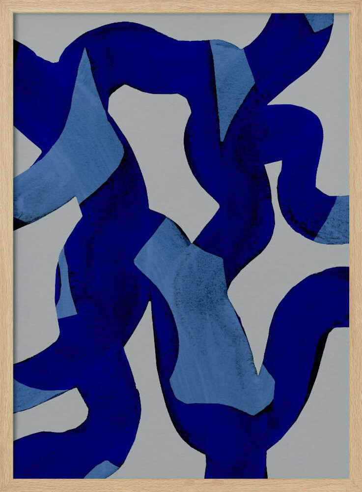 Abstrakte Pinselstriche 65X | Poster