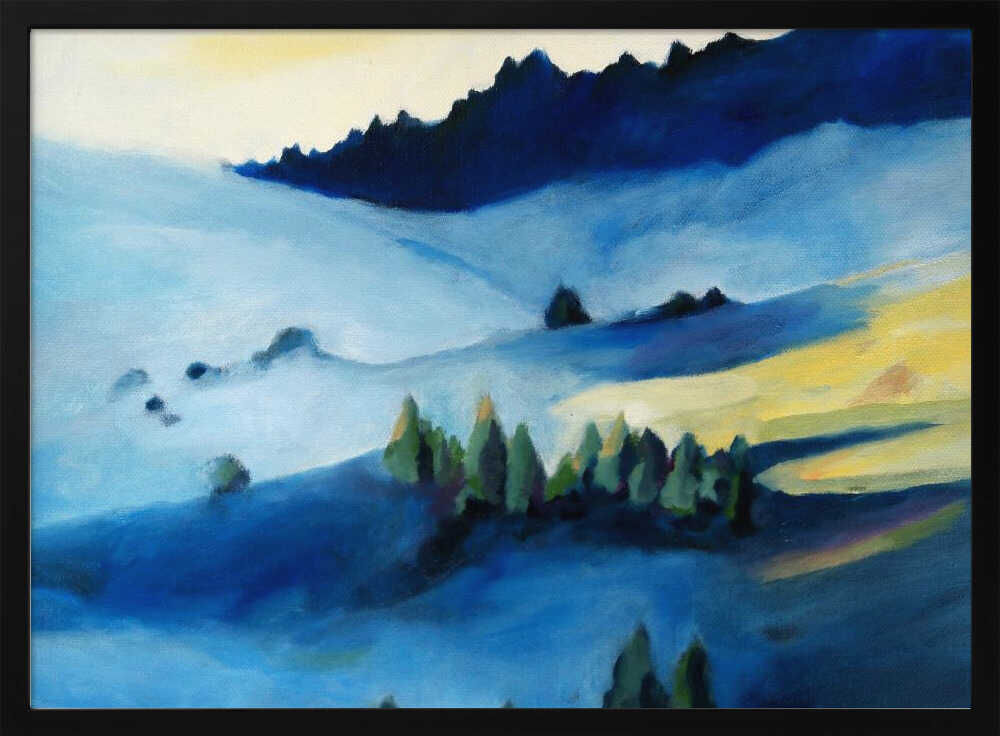 Blue Hillside | Poster