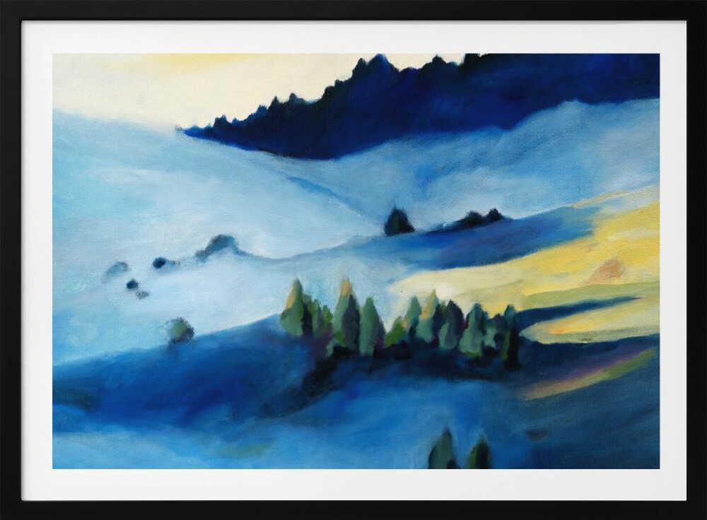 Blue Hillside | Poster