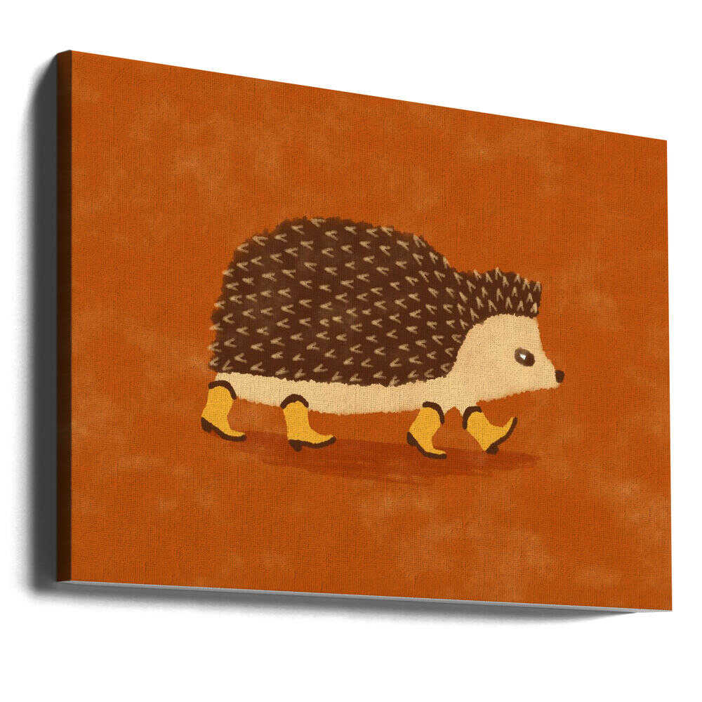 Sonny the Hedgehog Running In Cowboy Boots | Canvas