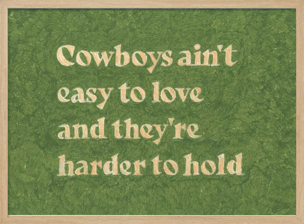 Cowboys sind nicht leicht zu lieben | Poster
