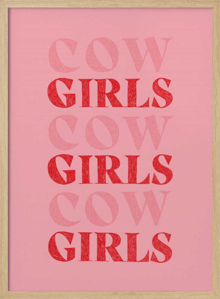 Cow Girls Girls Girls | Affiche