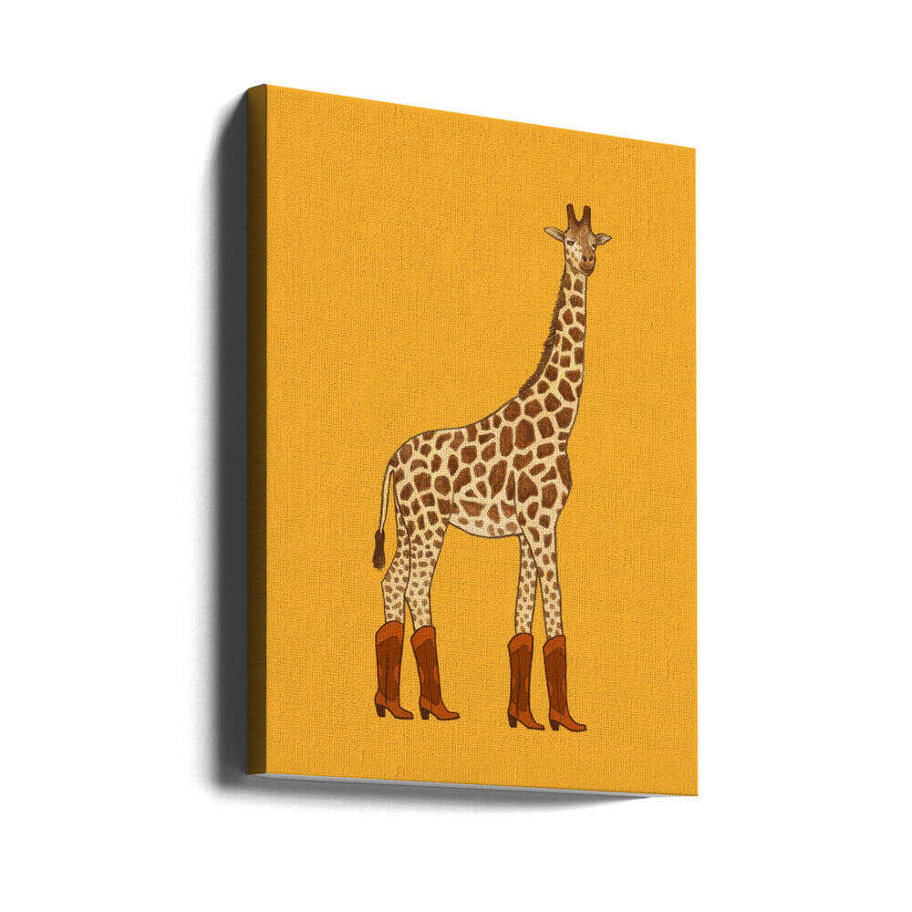 Jolene the Cowgirl Giraffe | Canvas