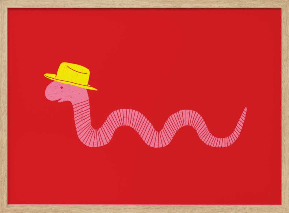 Wiggly Western Worm | Poster