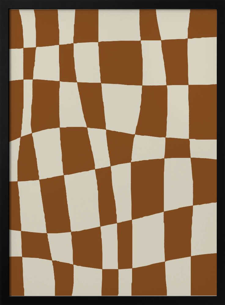 Damier minimaliste | Affiche