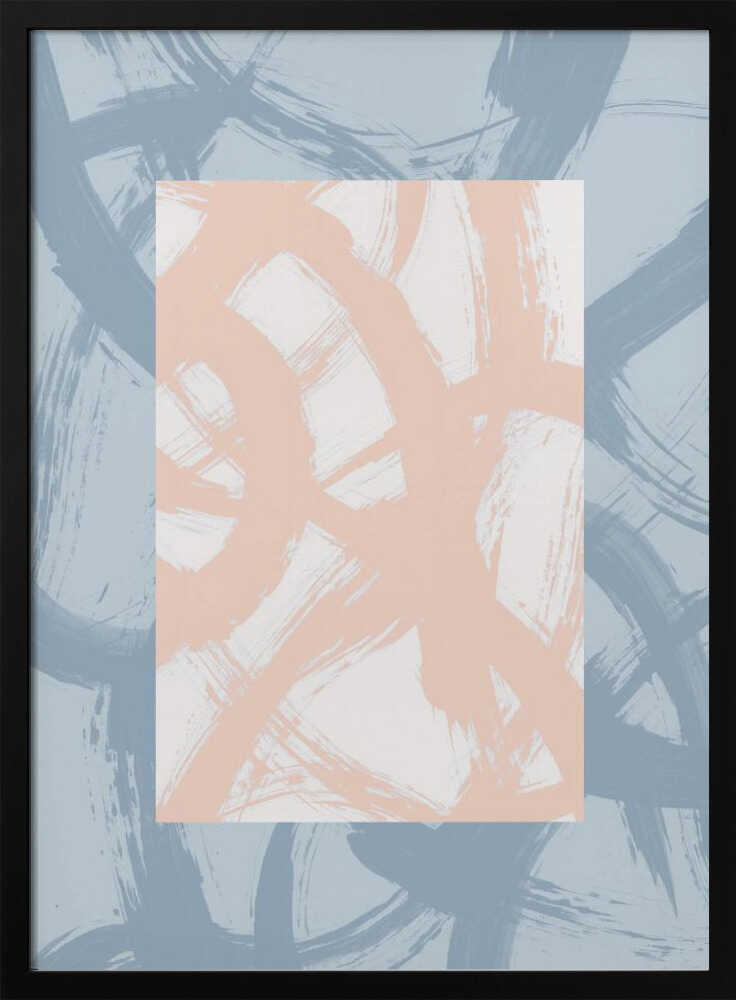 Abstrakte Pinselstriche 98A | Poster