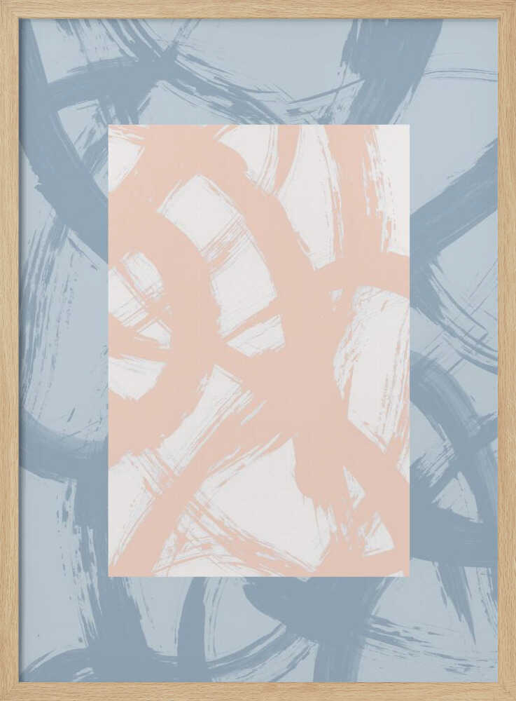 Abstrakte Pinselstriche 98A | Poster