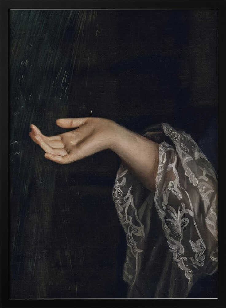 Detail einer Frau / Ölgemälde | Poster